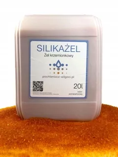 Pohlcovač vlhkosti - oranžový silikagél 20l